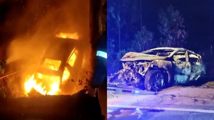 Mujer falleció incinerada tras grave siniestro en la vía Tunja - Bogotá