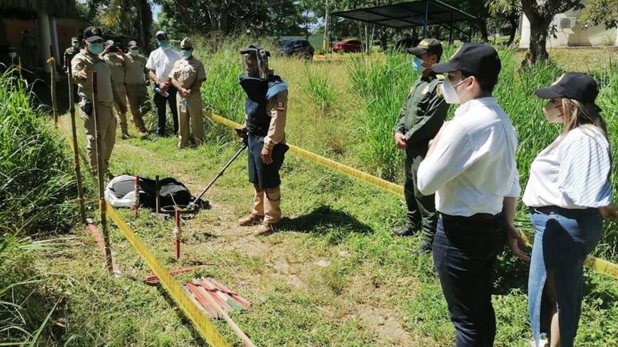 Fortalecen capacidad para desarrollar desminado humanitario en Sucre