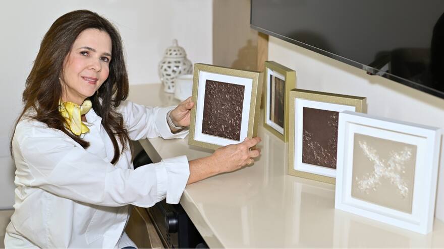 Marianella Schembri: pinturas con trazos llenos de amor y servicio