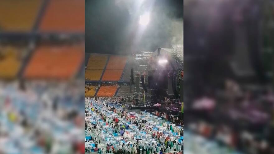 Disturbios en Medellín: Christian Nodal no se presentó a su concierto