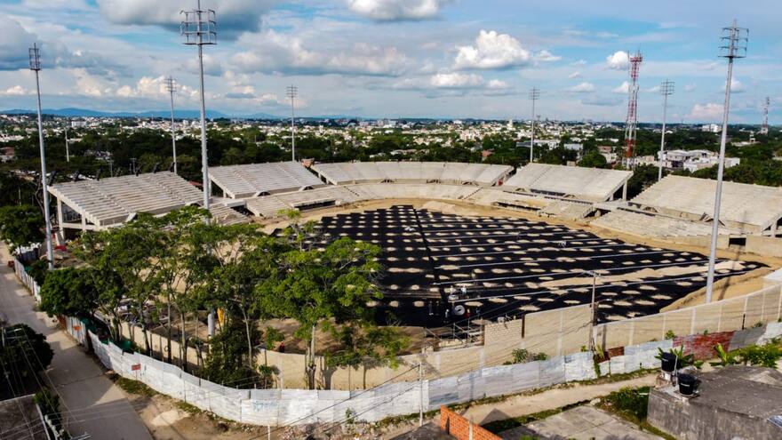 Inició la construcción del sistema de drenaje del estadio 20 de Enero