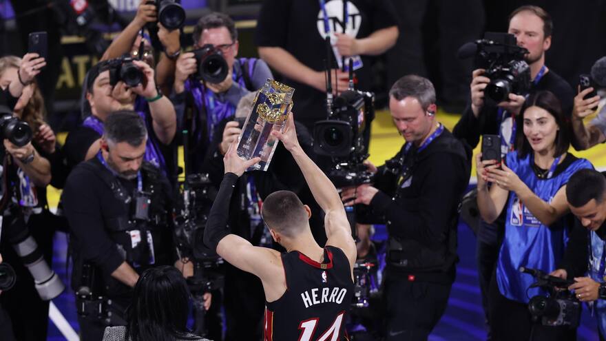 Tyler Herro destrona a Lillard y se corona campeón del concurso de triples