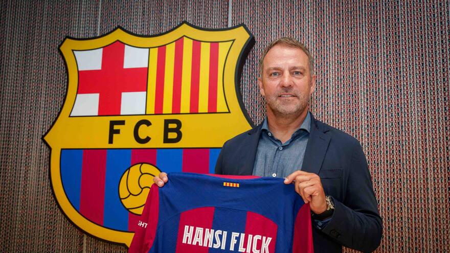El alemán Hans Flick firma dos temporadas con el Barcelona
