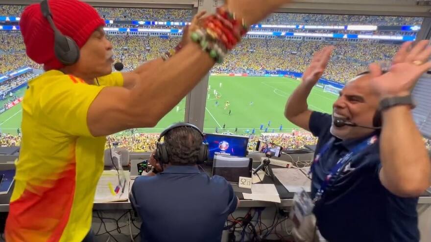 Así festejó ‘el Pibe’ el paso de Colombia a la final, algo que pronosticó