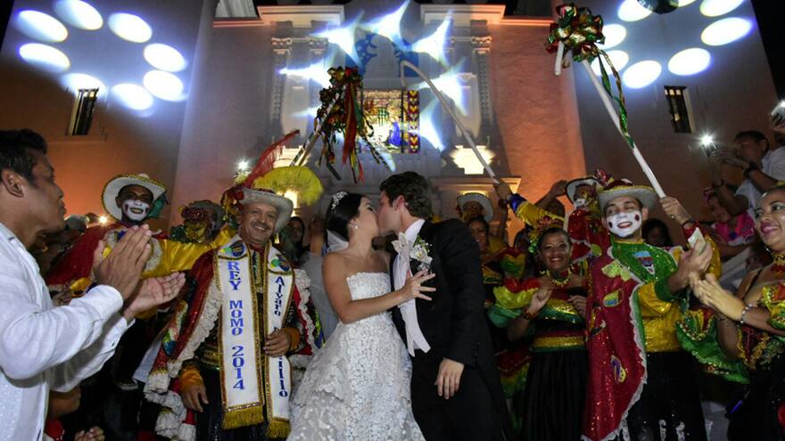 Así fue el matrimonio de Maqui Díaz Granados y Armando José Cuello