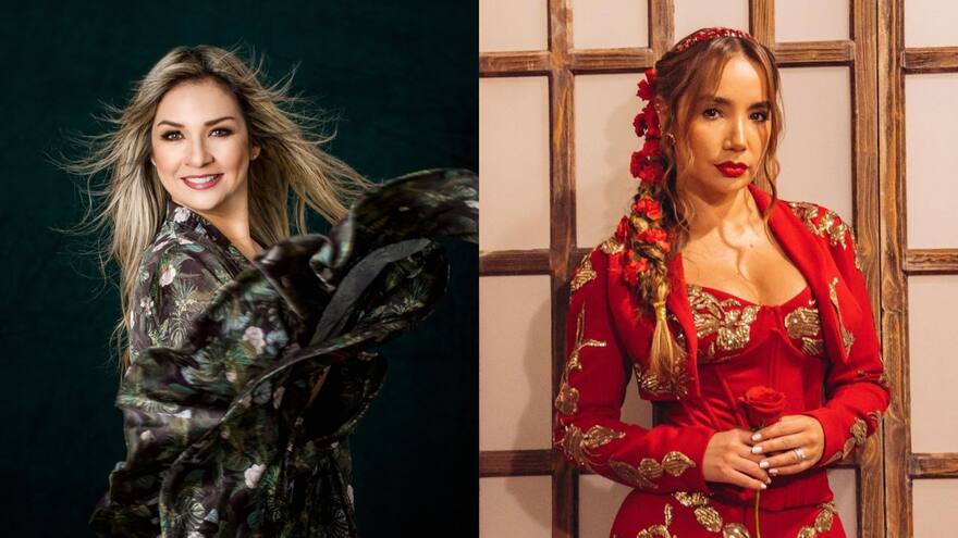 Vicky Dávila se animó a cantar junto a Paola Jara en el Día de las Velitas