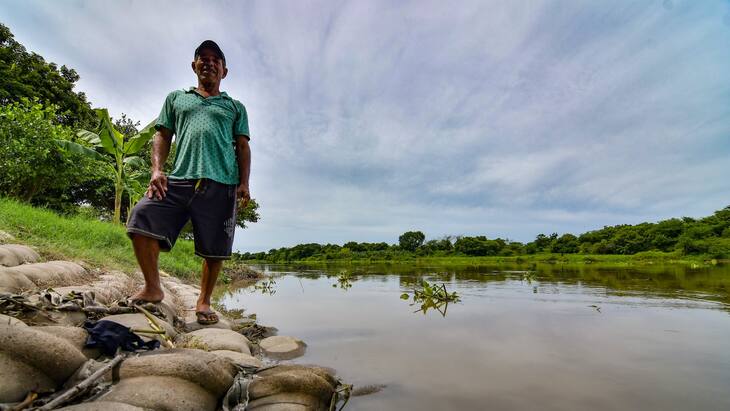 Preocupación en el sur por niveles del Río y canal de Dique