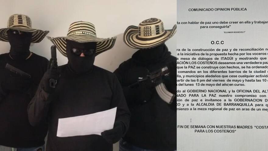 ¿Estructura ‘los Costeños’ hará un cese al fuego por el Día de las Madres?