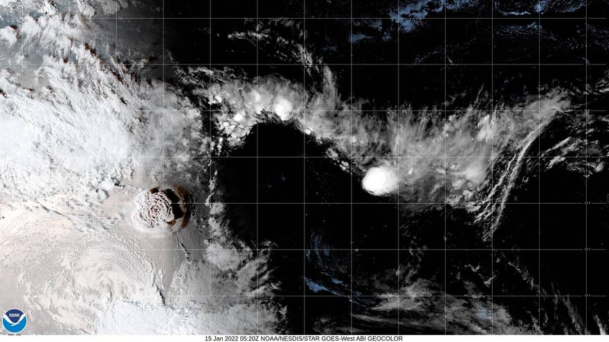 EE. UU., Chile y Japón levantan alerta de tsunami tras erupción de volcán
