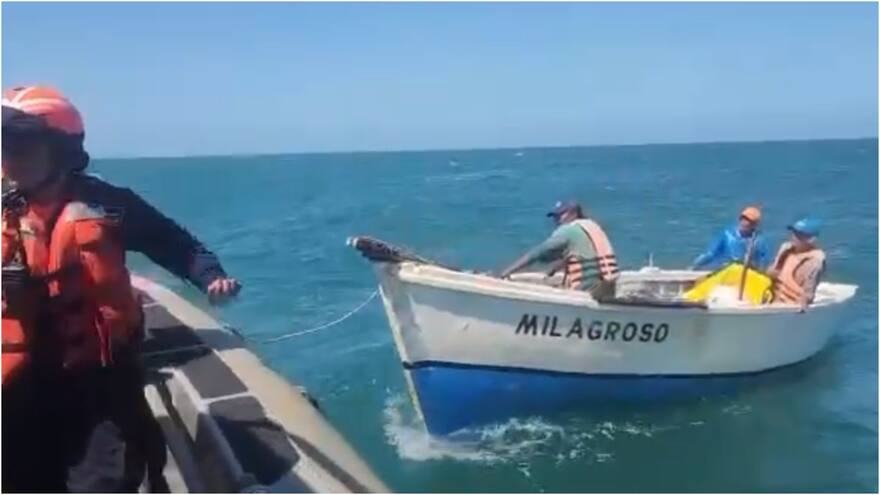Pescadores desparecidos en el mar de Puerto Colombia fueron rescatados este miércoles