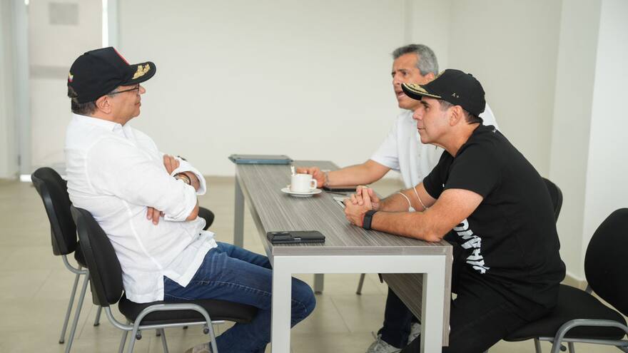 Presidente Petro se reunió con el alcalde de Barranquilla Alejandro Char