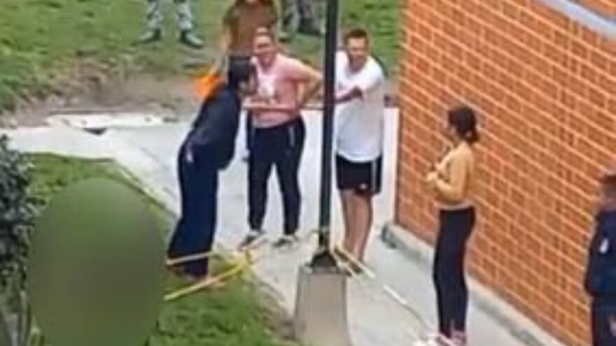 Pitbull sin bozal atacó y mató a otro perro más pequeño en un conjunto a la vista de los impotentes residentes