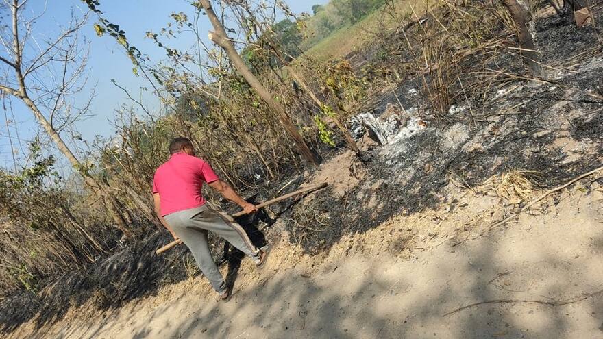 Cerca de 10 hectáreas afectadas tras incendio en Polonuevo