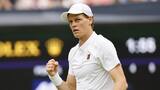 Jannik Sinner sigue a paso firme y ya está en octavos de final de Wimbledon