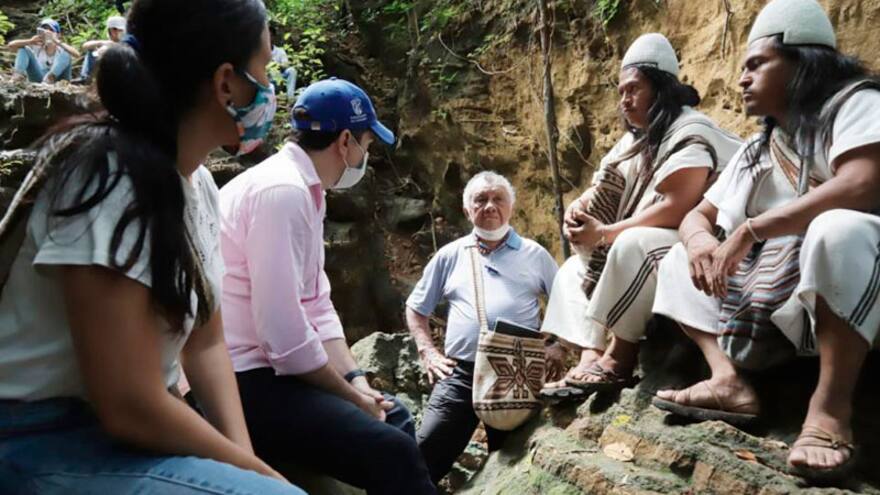Buscan potencializar atractivo turístico de ‘Piedra Pintada’ en Tubará