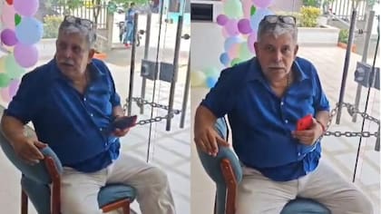 Pensionado de la Policía en Sucre se encadena para exigir buena prestación de servicios de salud