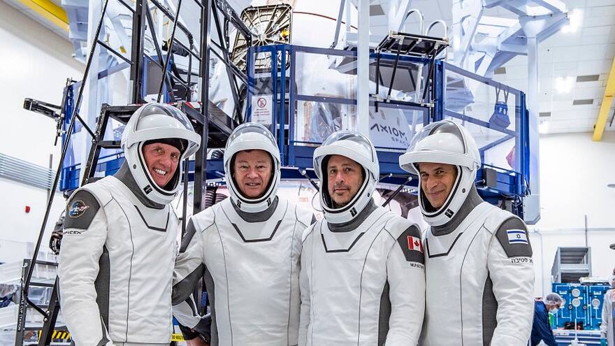 AX-1, la misión comercial que llega la Estación Espacial Internacional