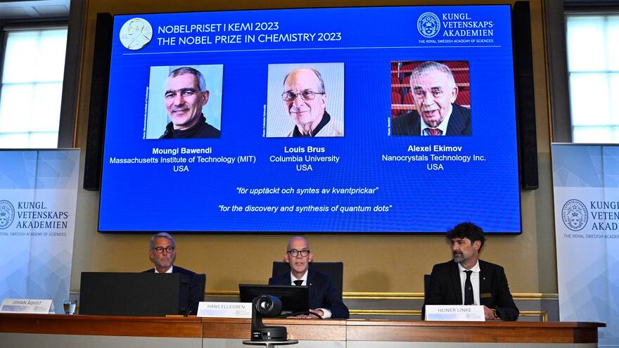 Nobel de Química para autores del descubrimiento de los puntos cuánticos