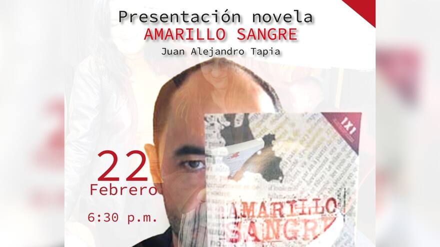 Juan Alejandro Tapia presenta su libro ‘Amarillo Sangre’, en La Cueva