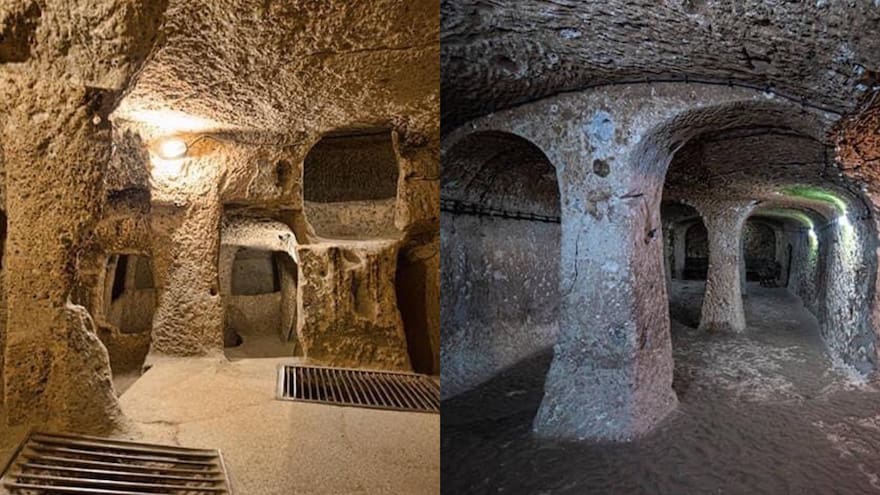 Hombre halló ciudad subterránea mientras arreglaba su sótano en Turquía