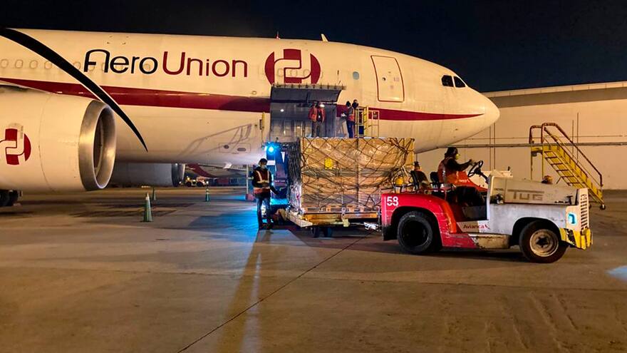 Colombia recibió 1.400.400 dosis de Moderna este domingo