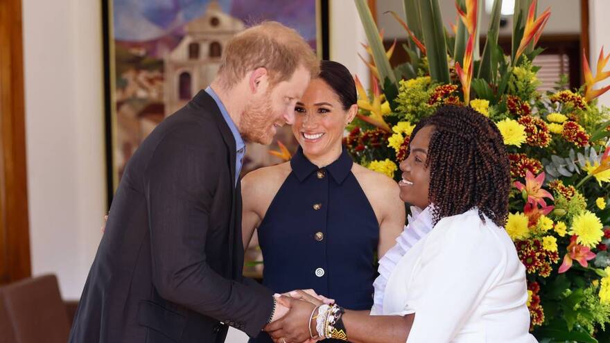 Llegaron este jueves a Colombia el príncipe Harry y la duquesa Meghan