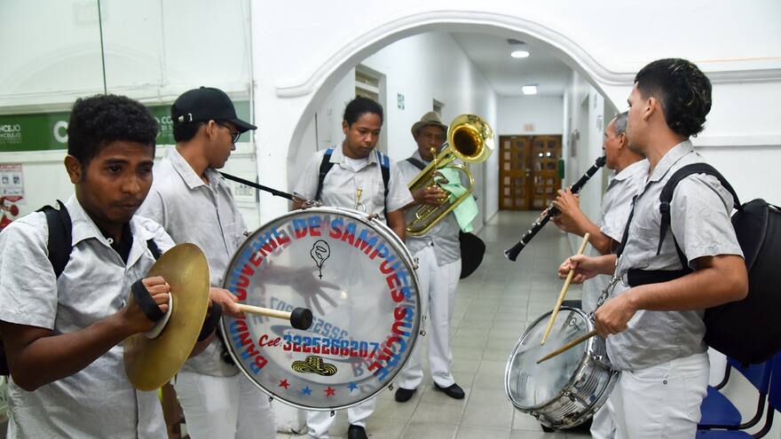 La música de banda se tomó las instalaciones del Concejo Municipal de Sincelejo