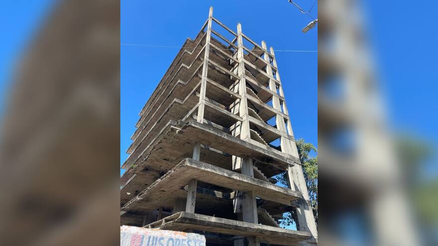 El edificio Takasaluma, pese a su abandono, se encuentra estable