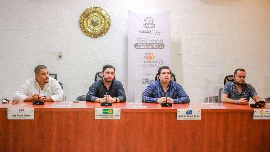 Concejales presentan la estrategia ‘Comisión Escucha’