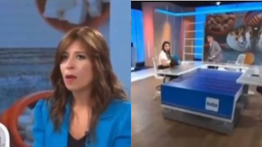 Nutricionista se desmaya en vivo durante un programa