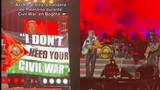 Guns N’ Roses recuerda a Palestina durante concierto en Bogotá