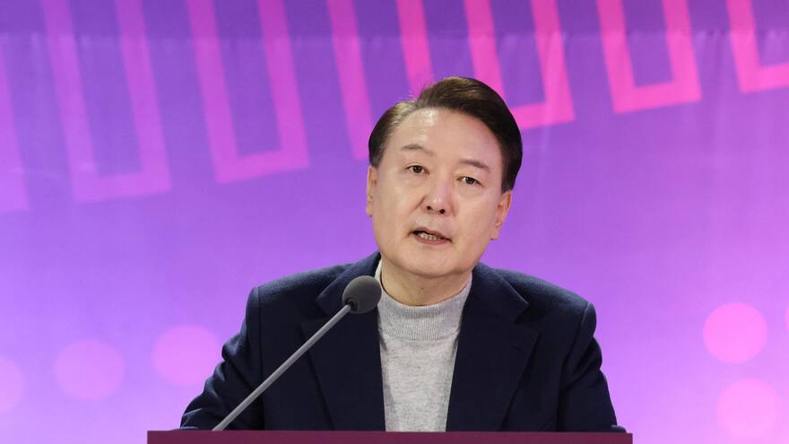 Presidente surcoreano Yoon Suk-yeol le advierte a Kim Jong-un que 'la respuesta sería más fuerte'