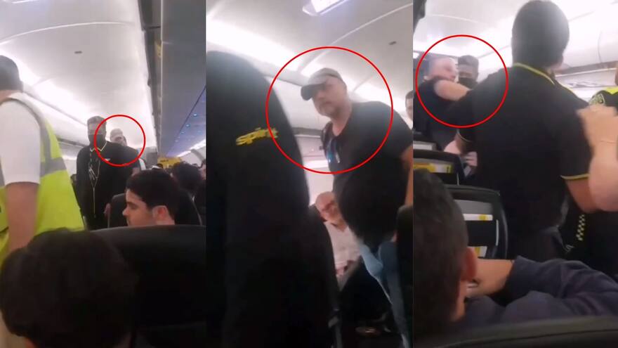 Pasajero generó disturbios en un vuelo del cual había sido expulsado; agredió físicamente a varios uniformados de la Policía