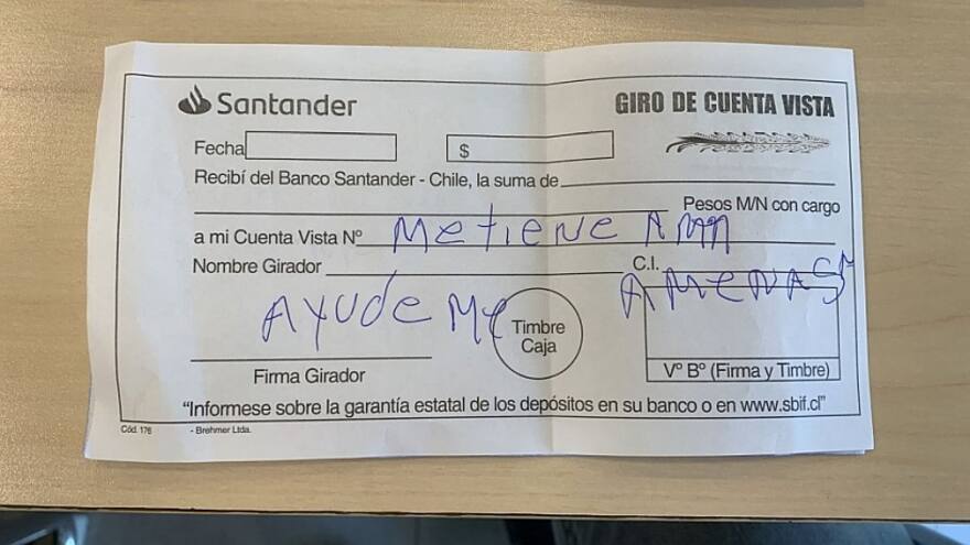 Secuestro quedó al descubierto gracias a recibo bancario