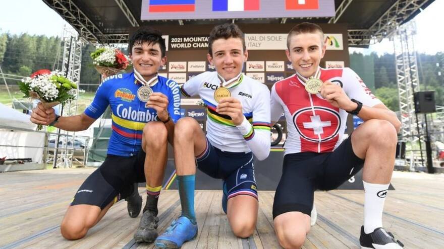 Camilo Gómez, plata para Colombia en el Mundial de MTB en Italia