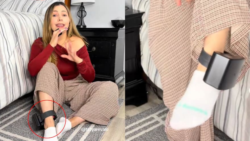 Influencer colombiana fue al Servicio de Inmigración en EE. UU. y salió con un grillete en el tobillo