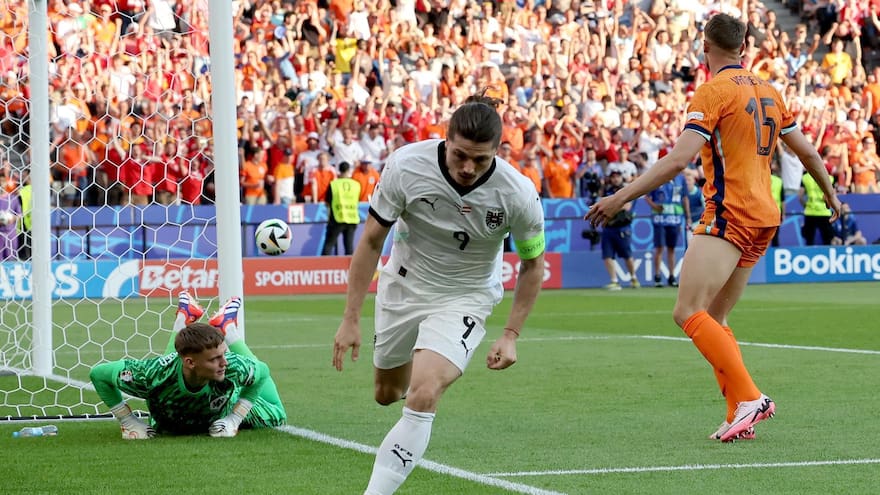 Países Bajos 2, Austria 3: Sabitzer obra el milagro