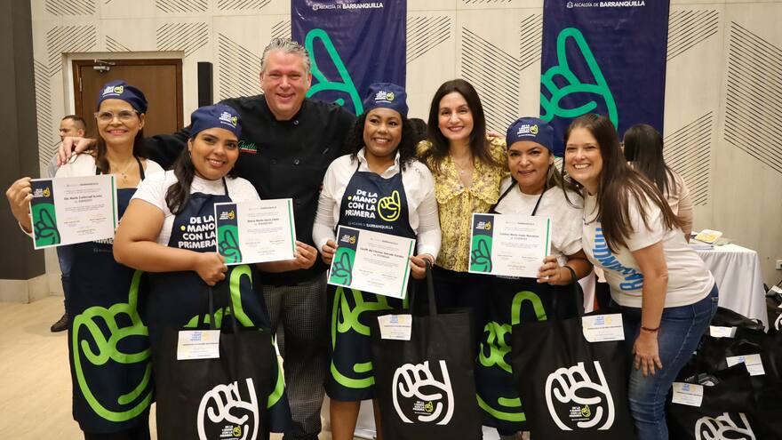 Más de 100 mujeres fueron capacitadas en cocina italiana en Barranquilla