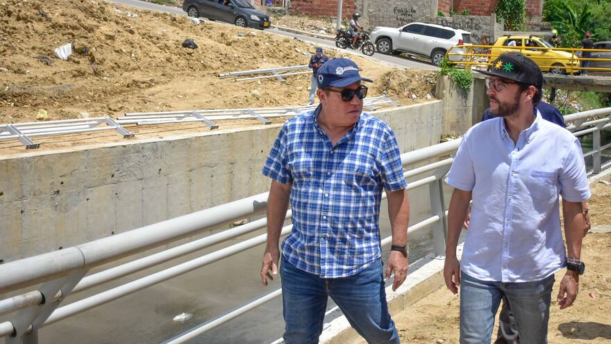 Avanzan obras de canalización del arroyo Salao II en Barranquilla