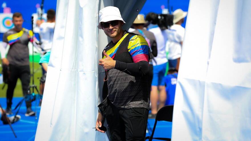 Santiago Arcila, a octavos de final de tiro con arco individual