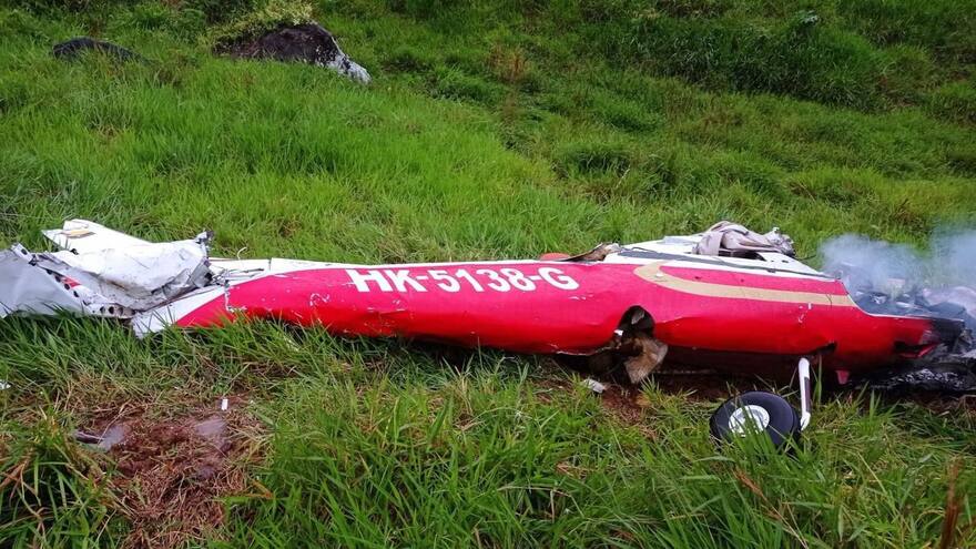 Varios muertos deja siniestro aéreo que cubría la ruta Villavicencio a Guaymaral