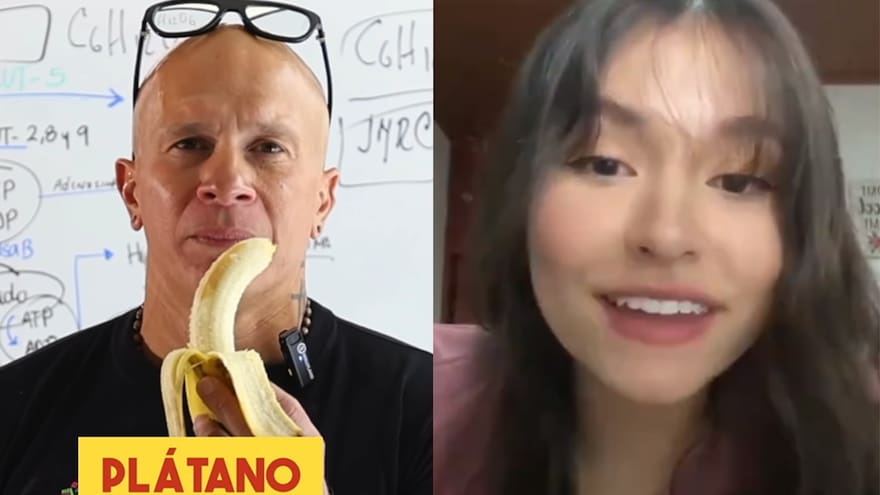 Estudiante de nutrición desmintió al Dr. Bayter: ¿Comer banano es malo?