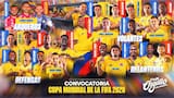 Estos son los 26 elegidos por Colombia para ir al Mundial 2026