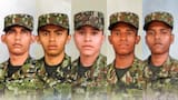 Estos son los cinco militares secuestrados por el ELN en zona rural de Tame, Arauca