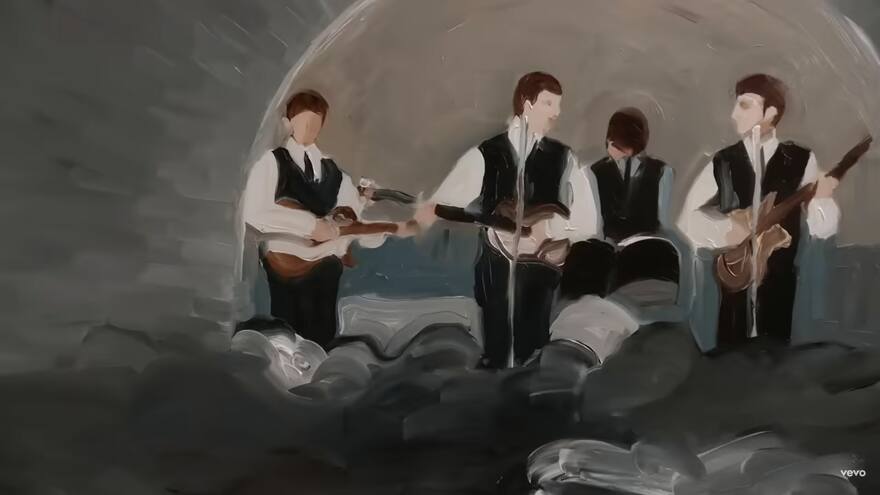 The Beatles estrena video que fue realizado con 1,300 óleos pintados a mano