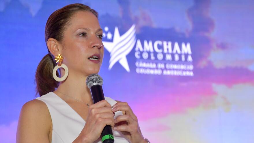No se ve una perspectiva de cambio económico en lo que resta del 2024: María Claudia Lacouture, presidenta de AmCham Colombia
