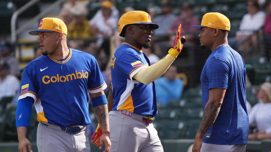 La selección Colombia de béisbol no puede ante los Bravos de Atlanta