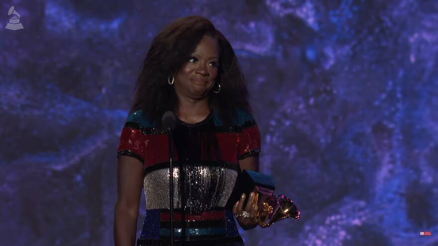 Viola Davis hace historia en los Grammy: ganó el EGOT