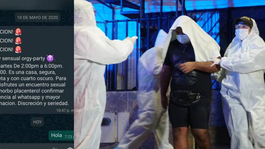 Fiestas sexuales en plena cuarentena alertan a las autoridades