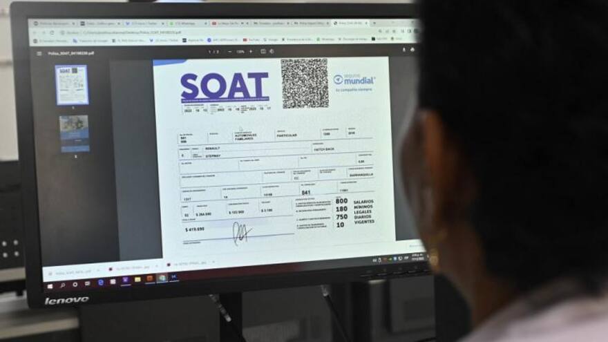 Ventas del SOAT se disparan: en 24 horas fueron compradas 77.970 pólizas